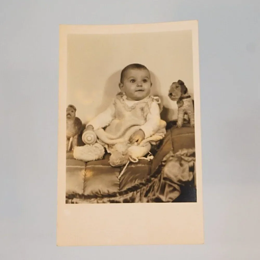 Grandma With Grandchild 2 Vintage Real Black And White Photos Koln Germany